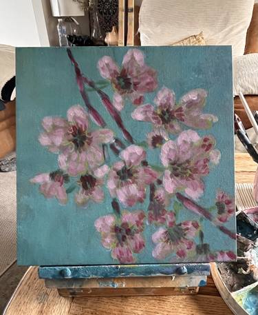 Van Gogh Inspired Cherry Blossom - 2 paintings thumb