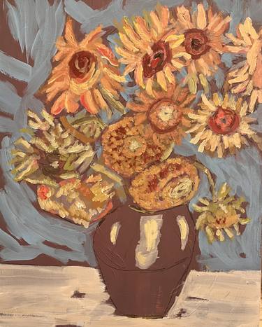 Van Gogh Rustic Sunflowers thumb