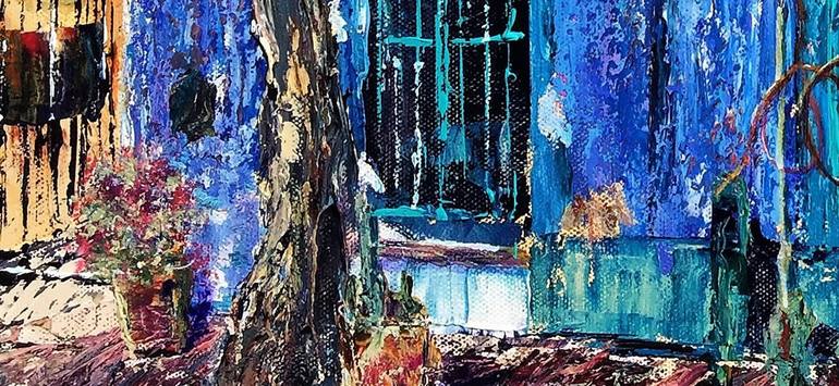 Original Impressionism Architecture Painting by Lee James
