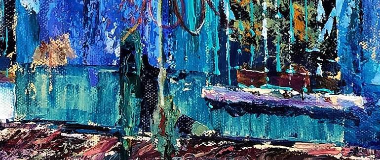 Original Impressionism Architecture Painting by Lee James