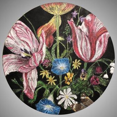 Print of Figurative Botanic Paintings by Clara Nev