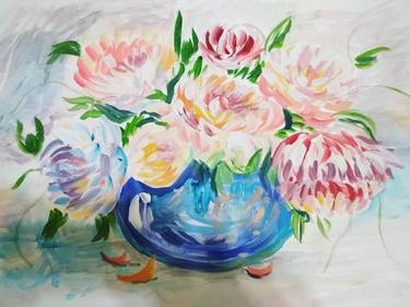 Original Fine Art Floral Paintings by Irina Kuklina