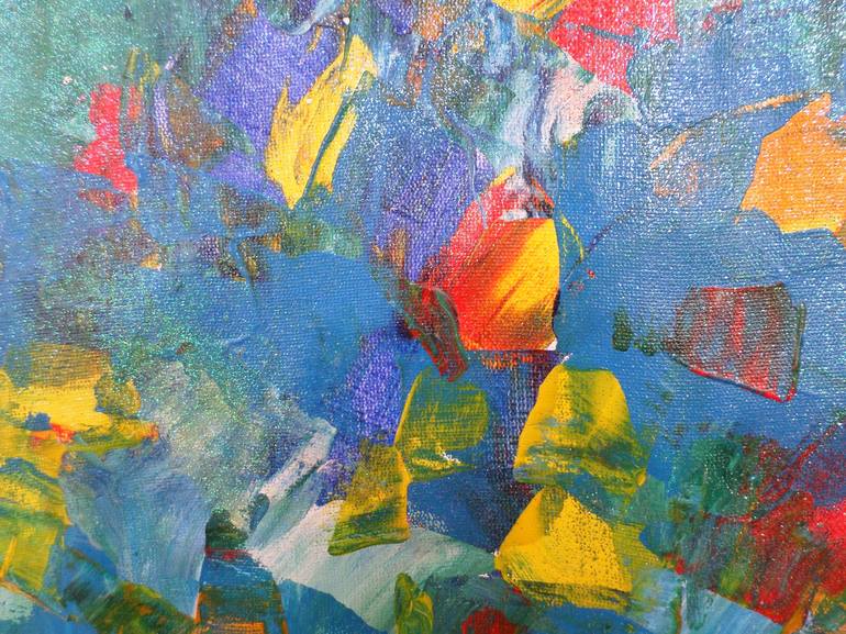 Original Abstract Expressionism Abstract Painting by Irina Kuklina