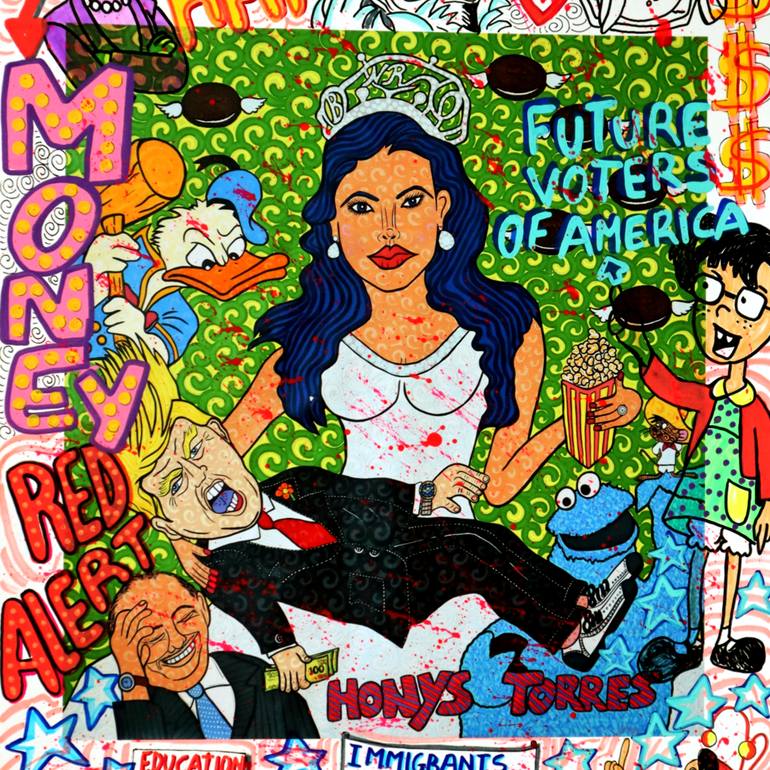 Original Pop Art Politics Digital by Honys Torres