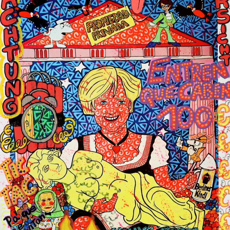 Original Pop Art Politics Digital by Honys Torres