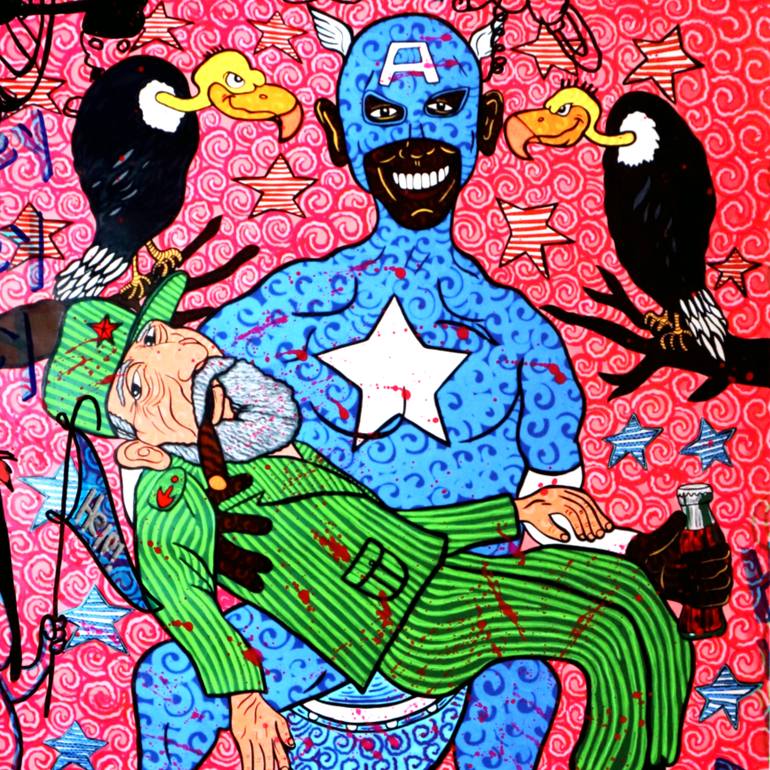 Original Pop Art Politics Digital by Honys Torres