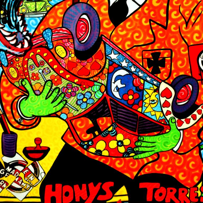 Original Pop Art Politics Digital by Honys Torres