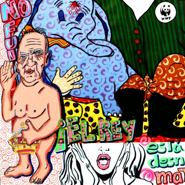 Original Street Art Politics Digital by Honys Torres