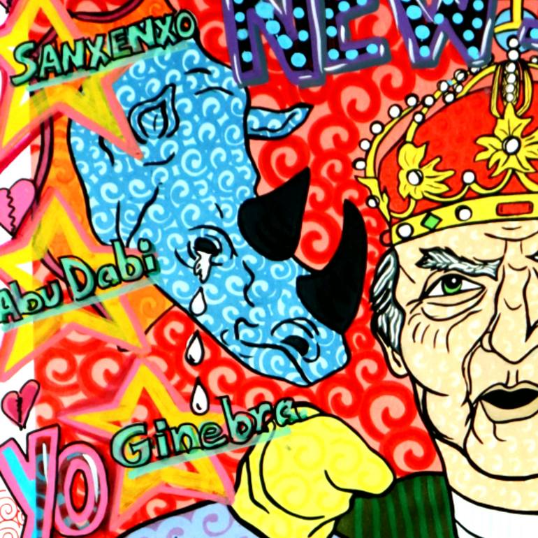 Original Street Art Politics Digital by Honys Torres
