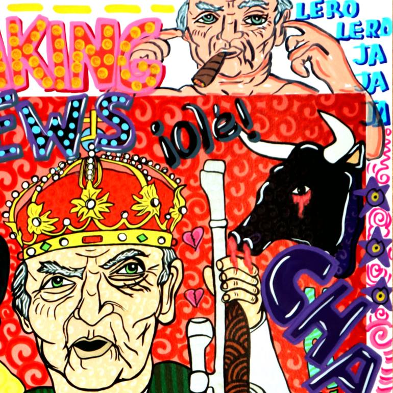 Original Street Art Politics Digital by Honys Torres