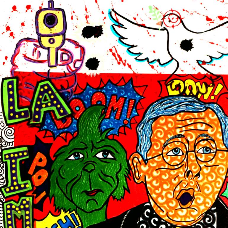 Original Pop Art Politics Digital by Honys Torres