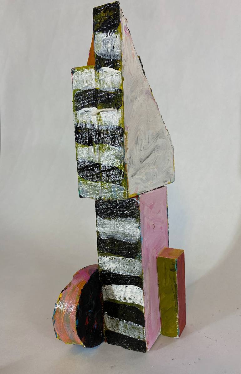 Original Abstract Expressionism Abstract Sculpture by Linda Atkinson