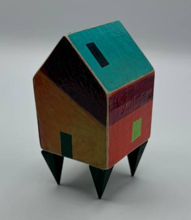 Original Color Field Painting Abstract Sculpture by Linda Atkinson