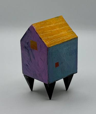 Original Geometric Abstract Sculpture by Linda Atkinson