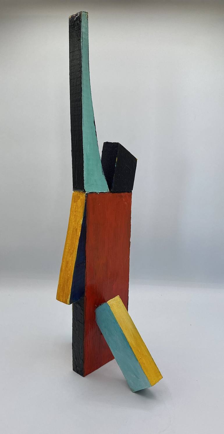 Original Abstract Expressionism Abstract Sculpture by Linda Atkinson