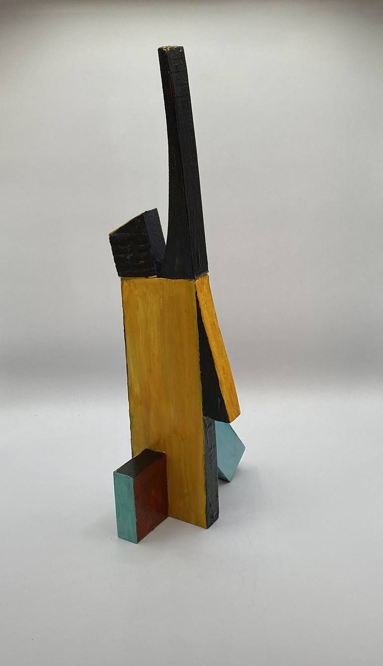 Original Abstract Expressionism Abstract Sculpture by Linda Atkinson