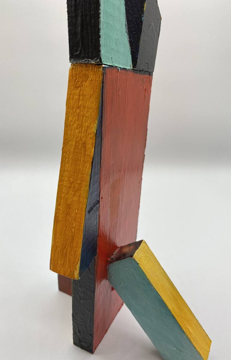 Original Abstract Expressionism Abstract Sculpture by Linda Atkinson