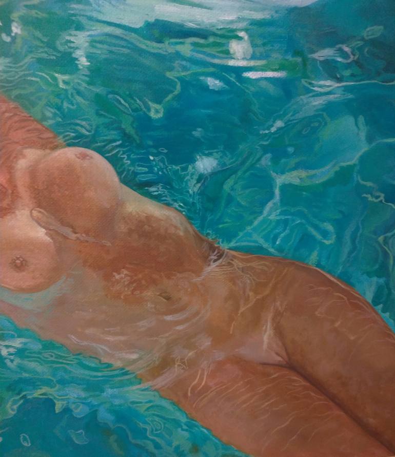 Original Modern Nude Painting by Marina Sidorova