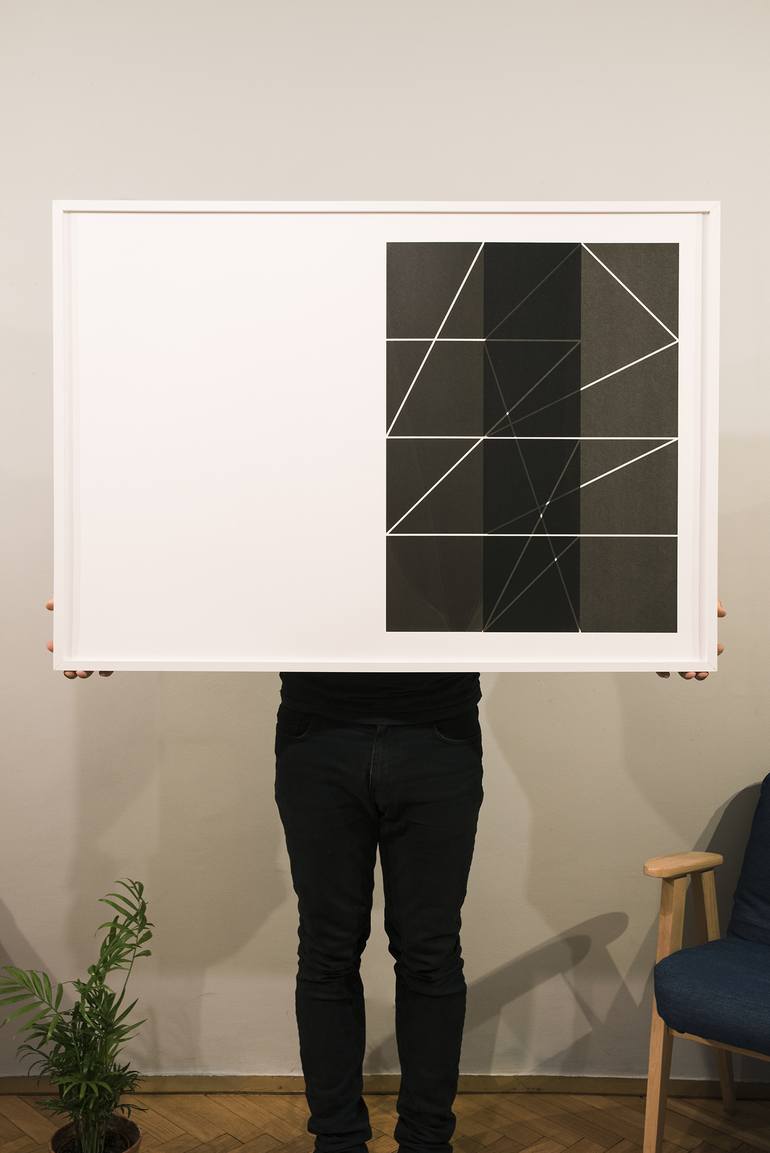 Original Conceptual Abstract Printmaking by Simon Bures