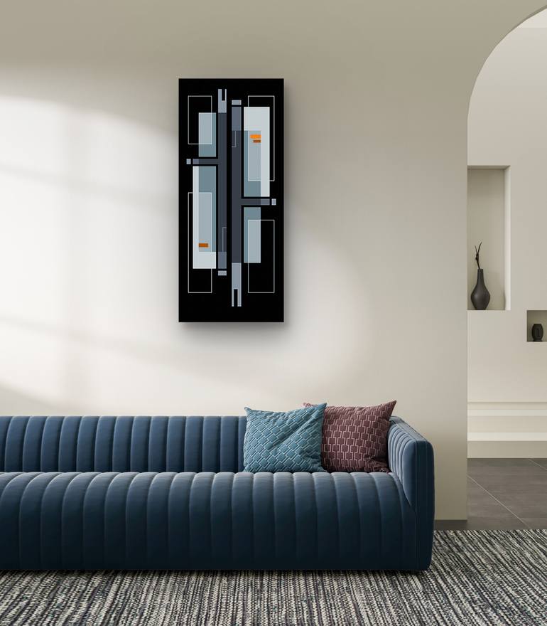 Original Minimalism Abstract Painting by Vasyl Parubochyi