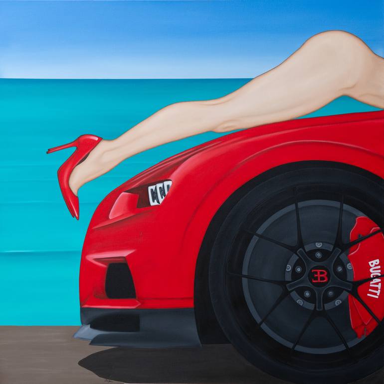 Original Contemporary Car Paintings by Julia Dogan