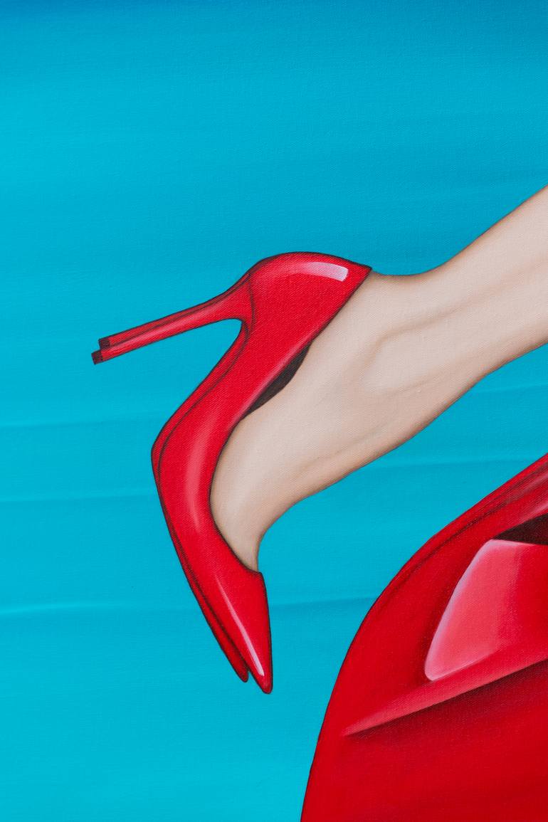Original Contemporary Car Painting by Julia Dogan