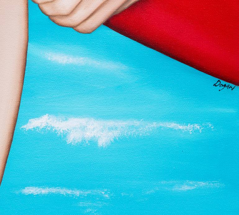 Original Conceptual Sports Painting by Julia Dogan