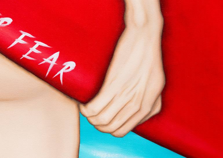 Original Conceptual Sports Painting by Julia Dogan