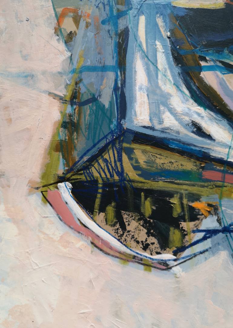 Original Abstract Expressionism Abstract Painting by Sally-Anne Ashley