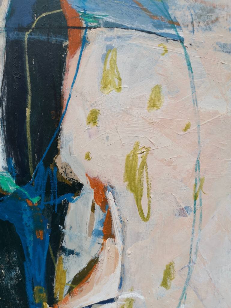 Original Abstract Expressionism Abstract Painting by Sally-Anne Ashley