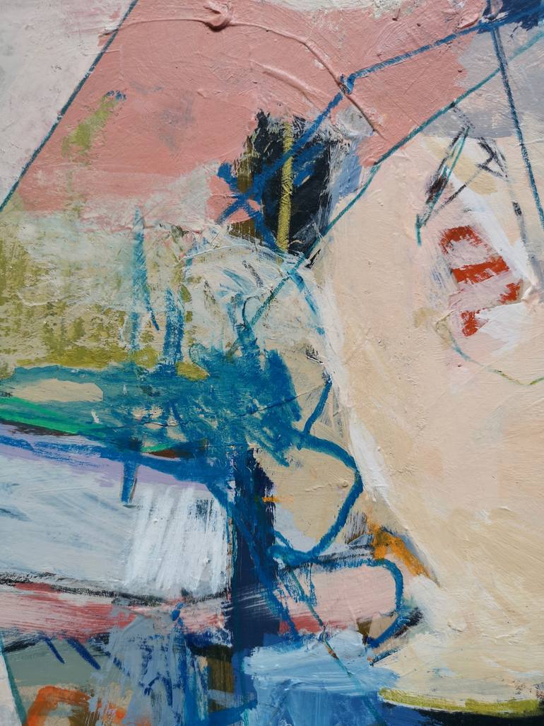 Original Abstract Expressionism Abstract Painting by Sally-Anne Ashley