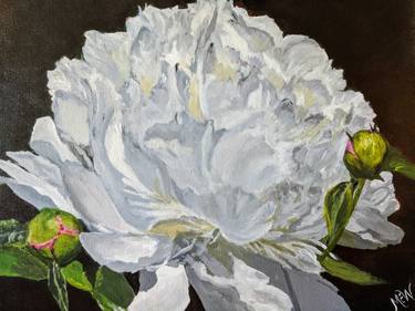Original Floral Painting by Mary Elaine Ward