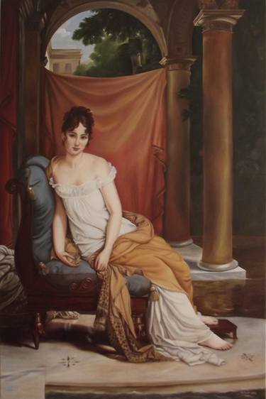 Original Fine Art Portrait Paintings by Gabriella Molnár