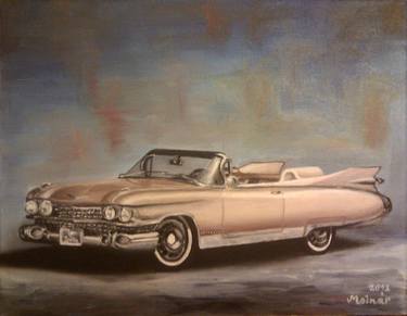 The Old Car, Oil painting thumb
