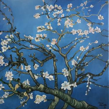 Blossoming Almond Tree after Vincent Van Gogh thumb