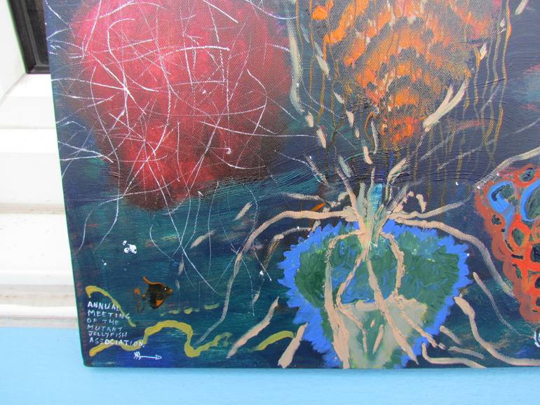 Original Surrealism Fantasy Painting by Paul Vannuffel