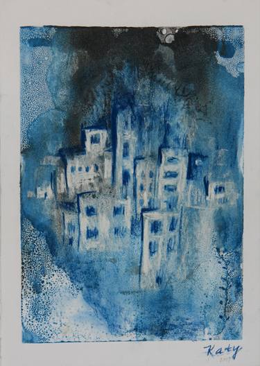 Original Abstract Cities Drawings by E u r y p h a e s s a