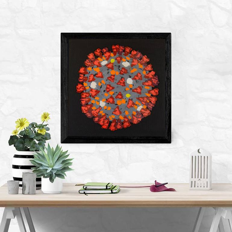 Original Abstract People Painting by Arina Iastrebova