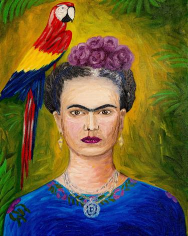Frida Kahlo and the Macaw Parrot thumb