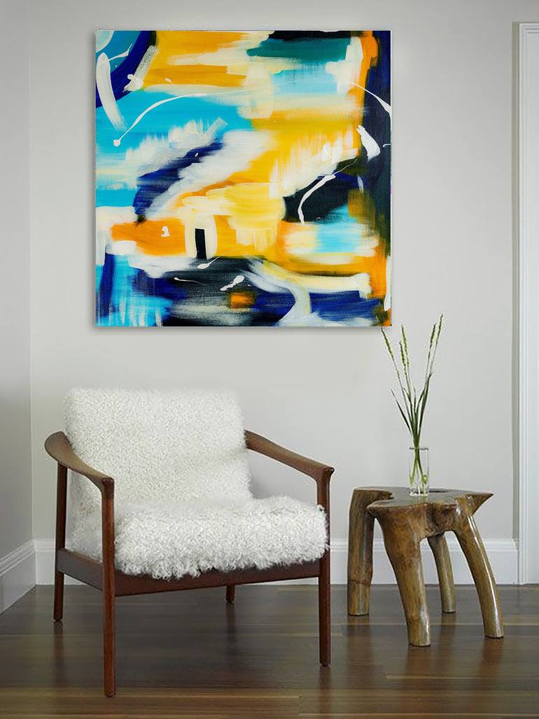 Original Expressionism Abstract Painting by Arina Iastrebova