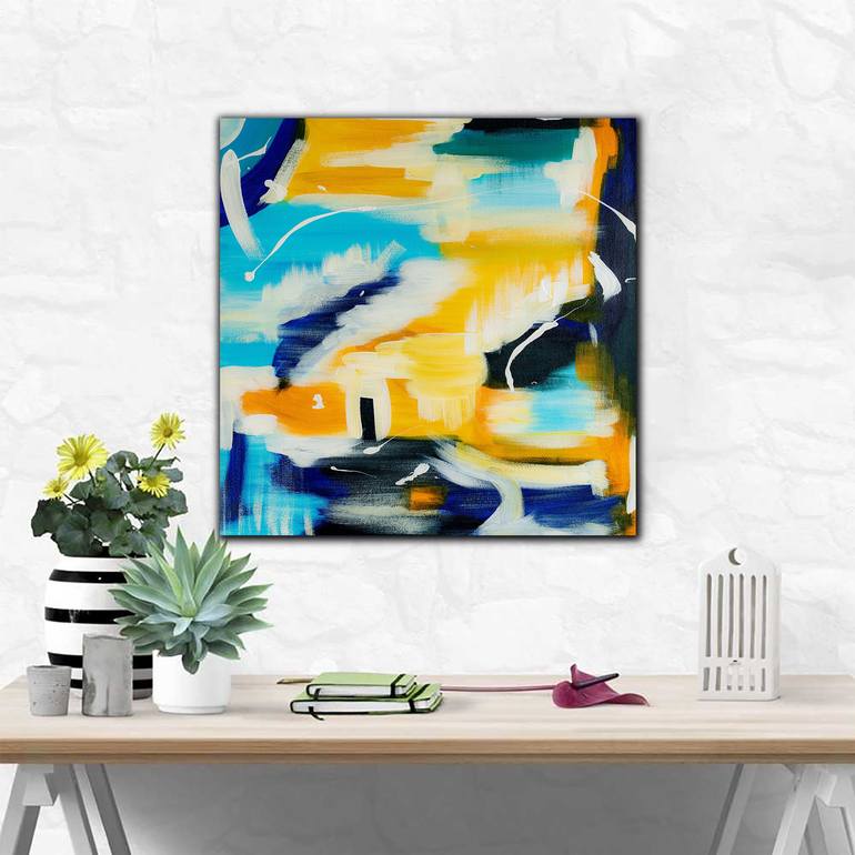 Original Expressionism Abstract Painting by Arina Iastrebova