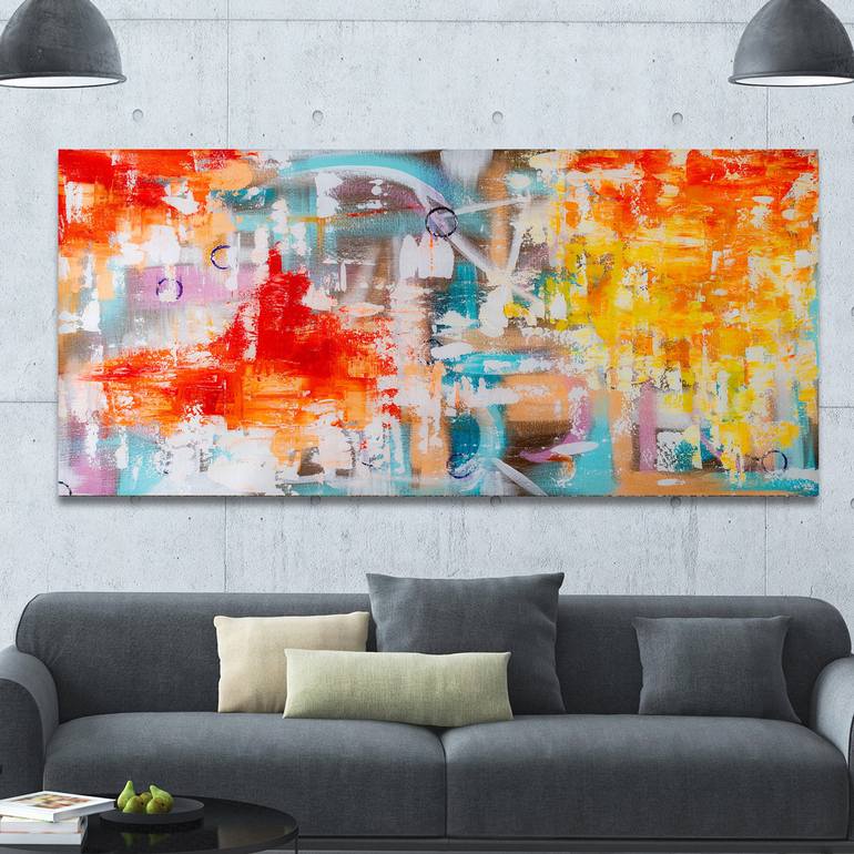 Original Abstract Painting by Arina Iastrebova