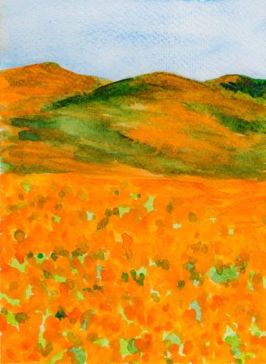 California Poppy fields thumb