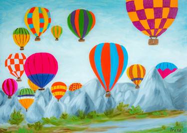 Wonderful Balloons Flying in the Sky in Cappadocia thumb