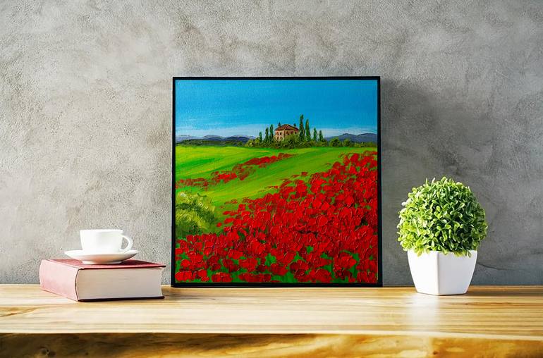 Original Contemporary Landscape Painting by Arina Iastrebova