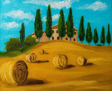 Wheat field of Tuscany thumb