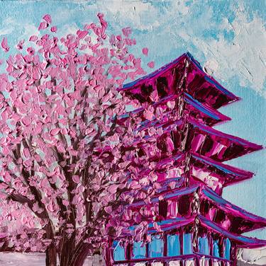 Sakura Tree and Pagoda thumb
