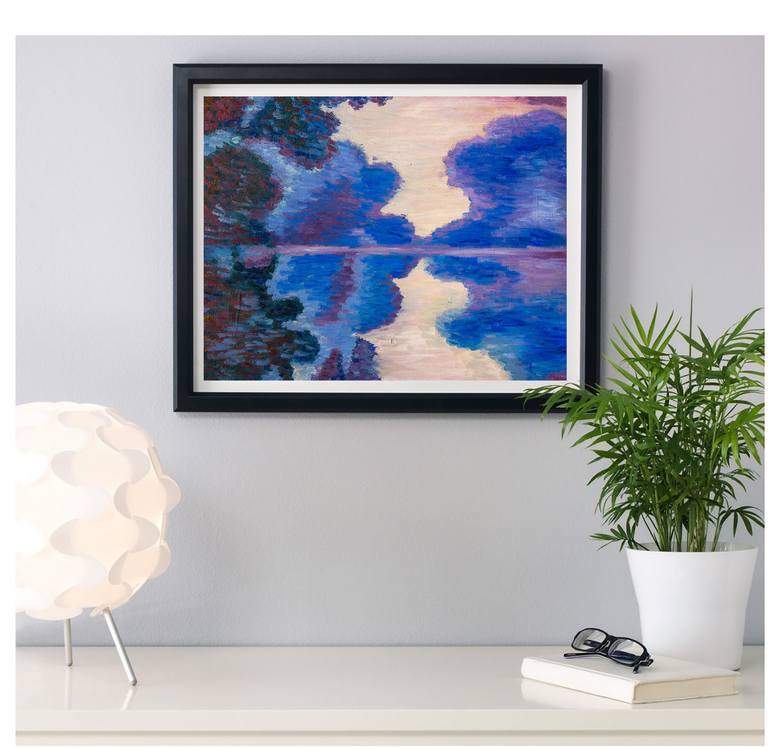 Original Abstract Nature Painting by Arina Iastrebova