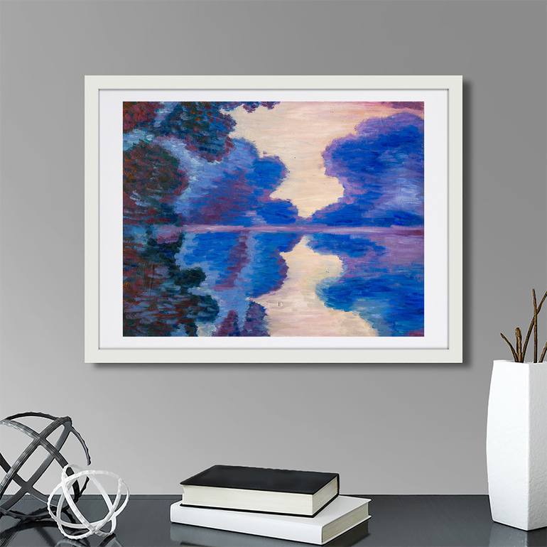 Original Abstract Nature Painting by Arina Iastrebova