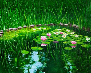 Original Impressionism Floral Paintings by Arina Iastrebova
